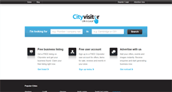 Desktop Screenshot of cityvisitor.co.uk