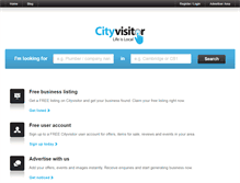 Tablet Screenshot of cityvisitor.co.uk